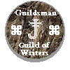 The official button of the Guild of Writers, School of Josua